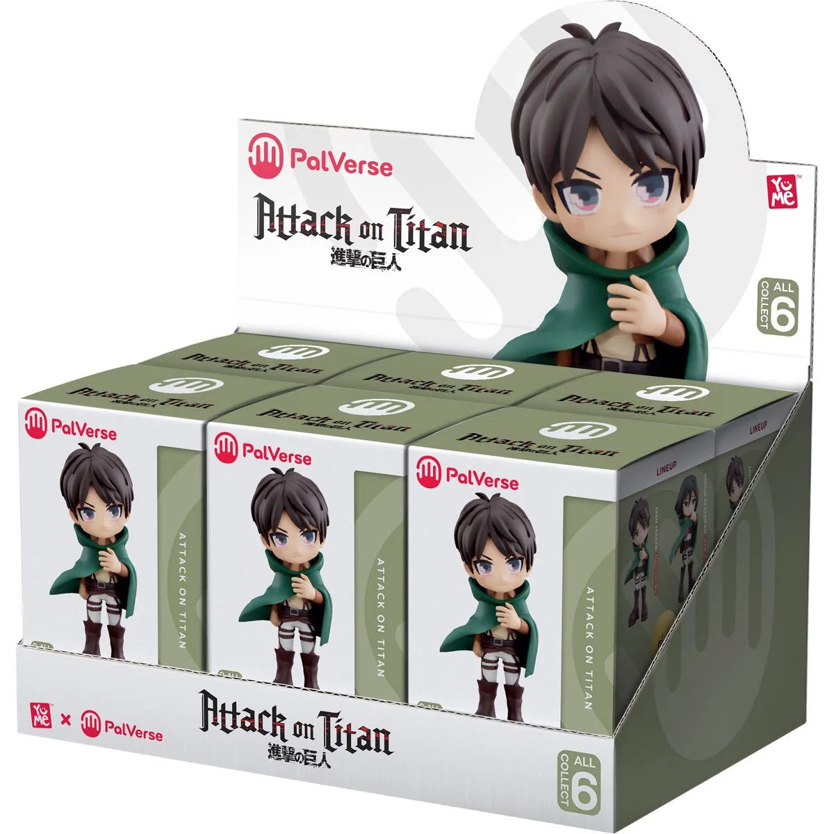 ATTACK ON TITAN - Blind Box - Assortiment 6 Figures 9cm