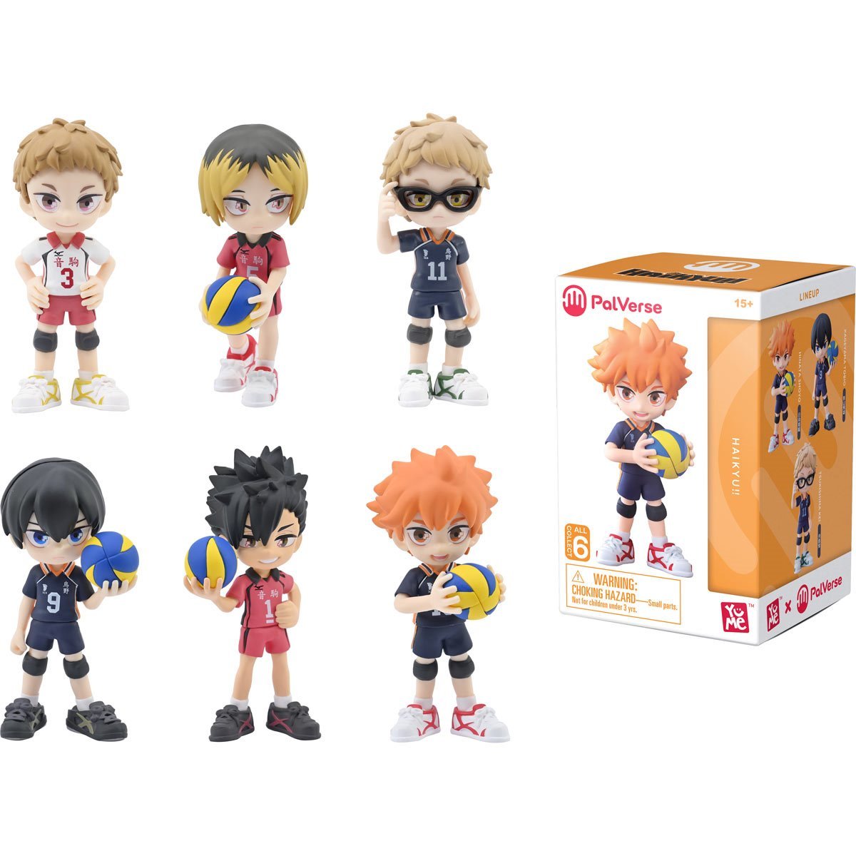 HAIKYU - Blind Box - Assortiment 6 Figures 9cm