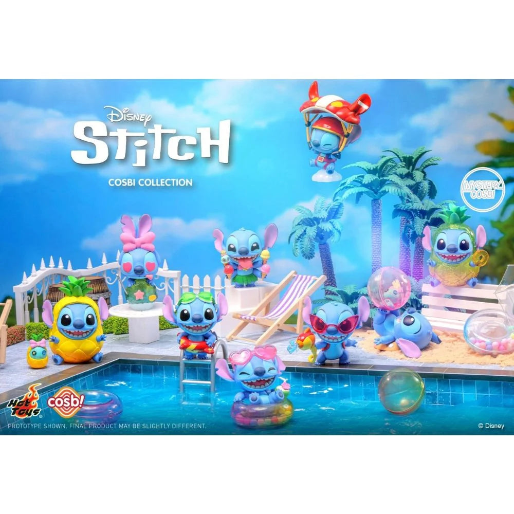 LILO & STITCH - Stitch on Holiday - Assortiment 8 Fig. Cosbi 8cm