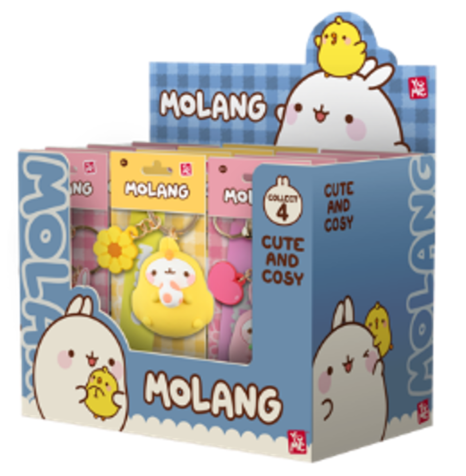 MOLANG - Animal Costume Series - Assortiment 9 Keychain 5cm Blind Box