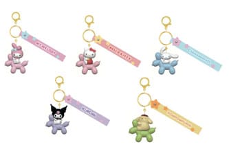 HELLO KITTY - Balloon Series - Assort 12 Keychain 13cm Blind Box