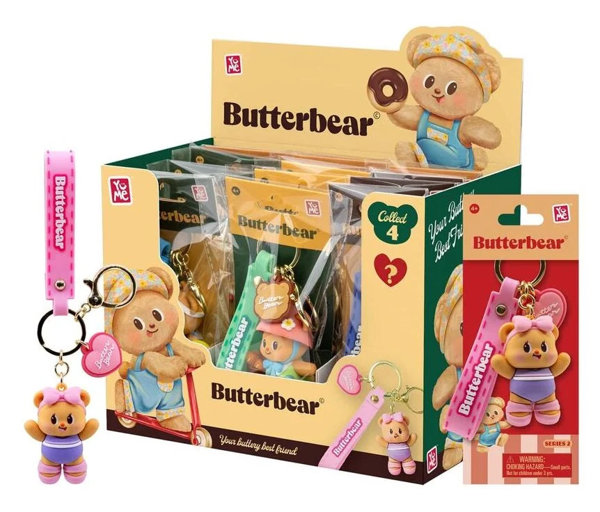 BUTTERBEAR - Everyday Series 2 - Assortiment 12 Porte-Clés 5cm