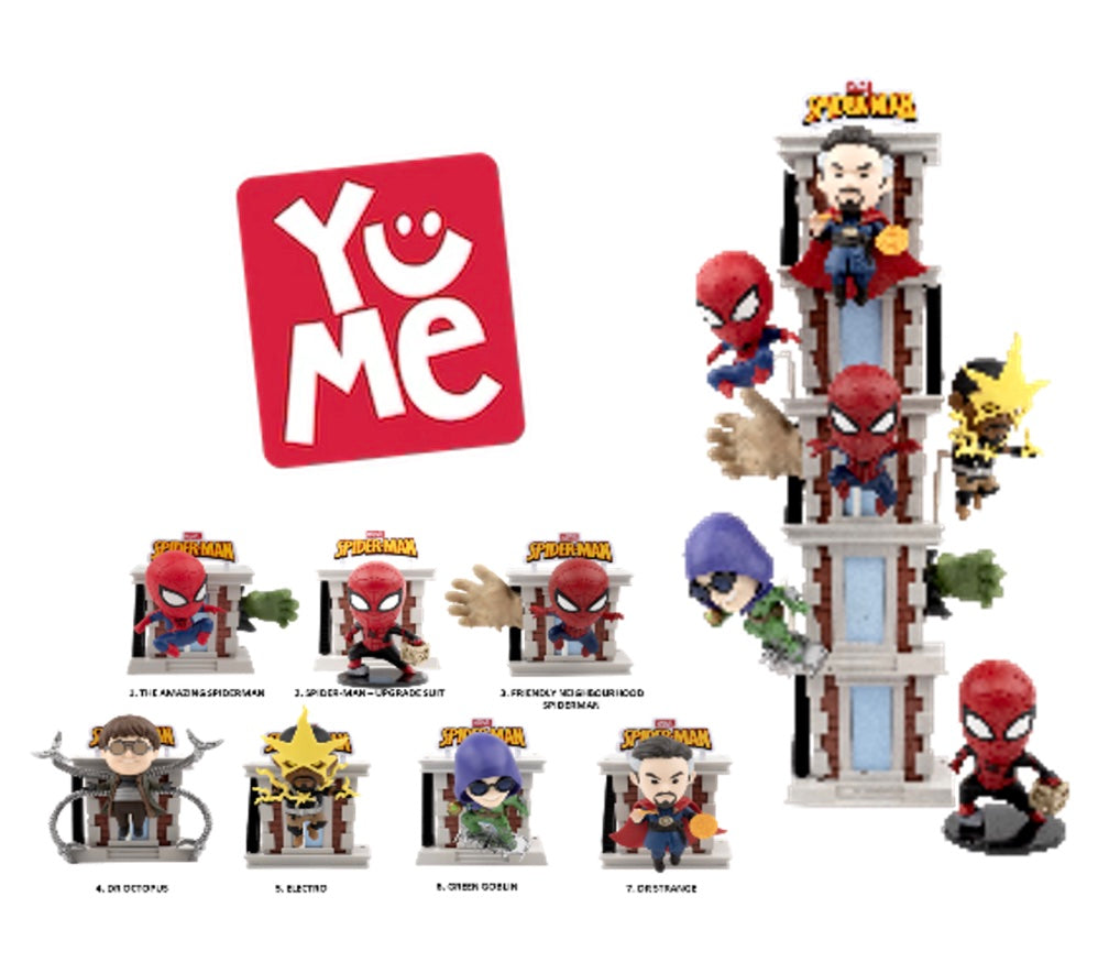 SPIDER-MAN - Tower Series - Assortiment 6 Figurines Blind Box