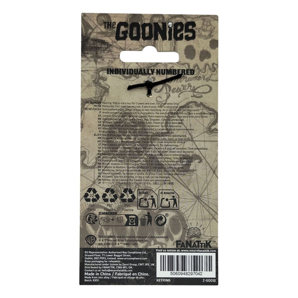 THE GOONIES - Copper Bones - Limited Edition Keyring