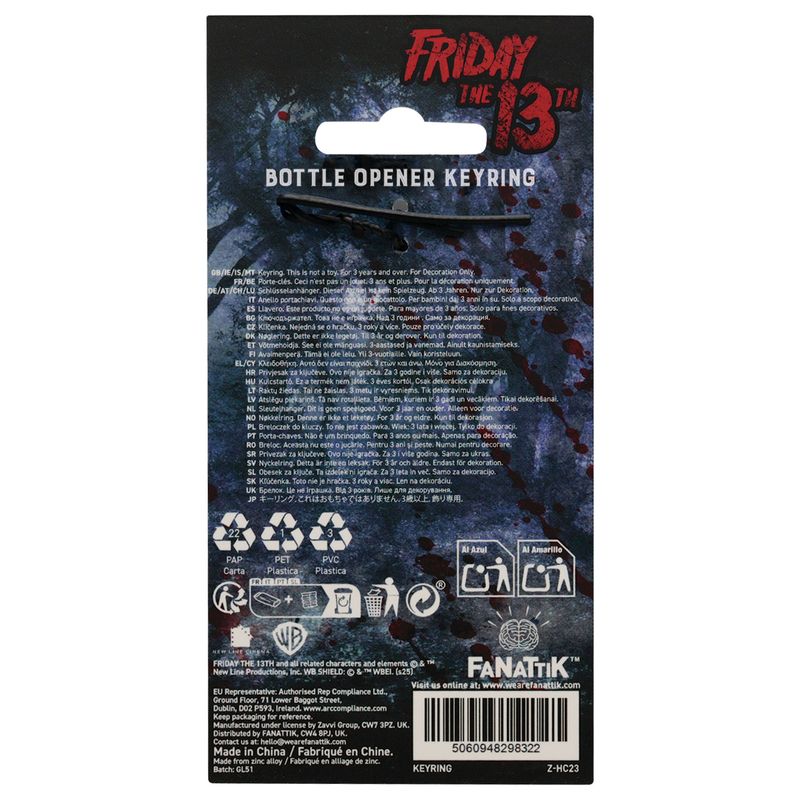 FRIDAY THE 13TH - Hockey Mask - Limited Edition Bottle Opener