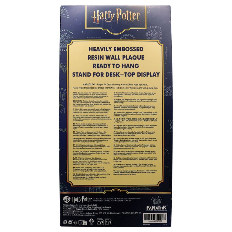 HARRY POTTER - Mermaid Stained Glass Window - Resin Plaque Limited Ed.