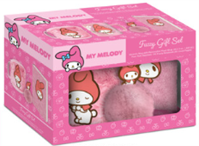 MY MELODY - Fuzzy Gift Set - Notebook + 14,9oz Mug + Keychain