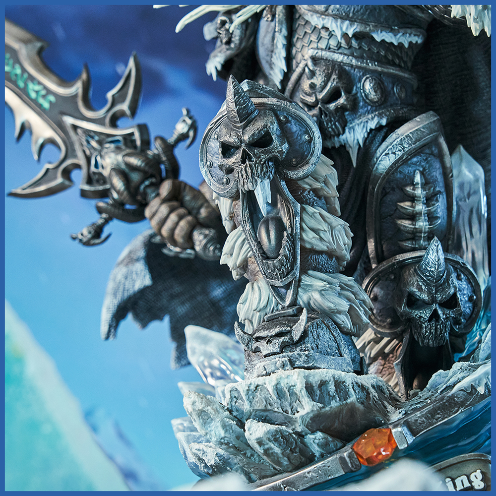 HEX Collectibles Blizzard Hearthstone – Statue des Lichkönigs im Maßstab 1:6