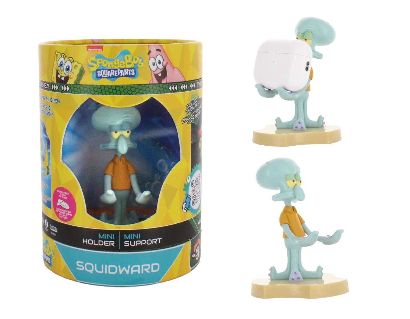 SPONGE BOB - Squidward - Controller & Phone Support 'Holdem' - 11cm
