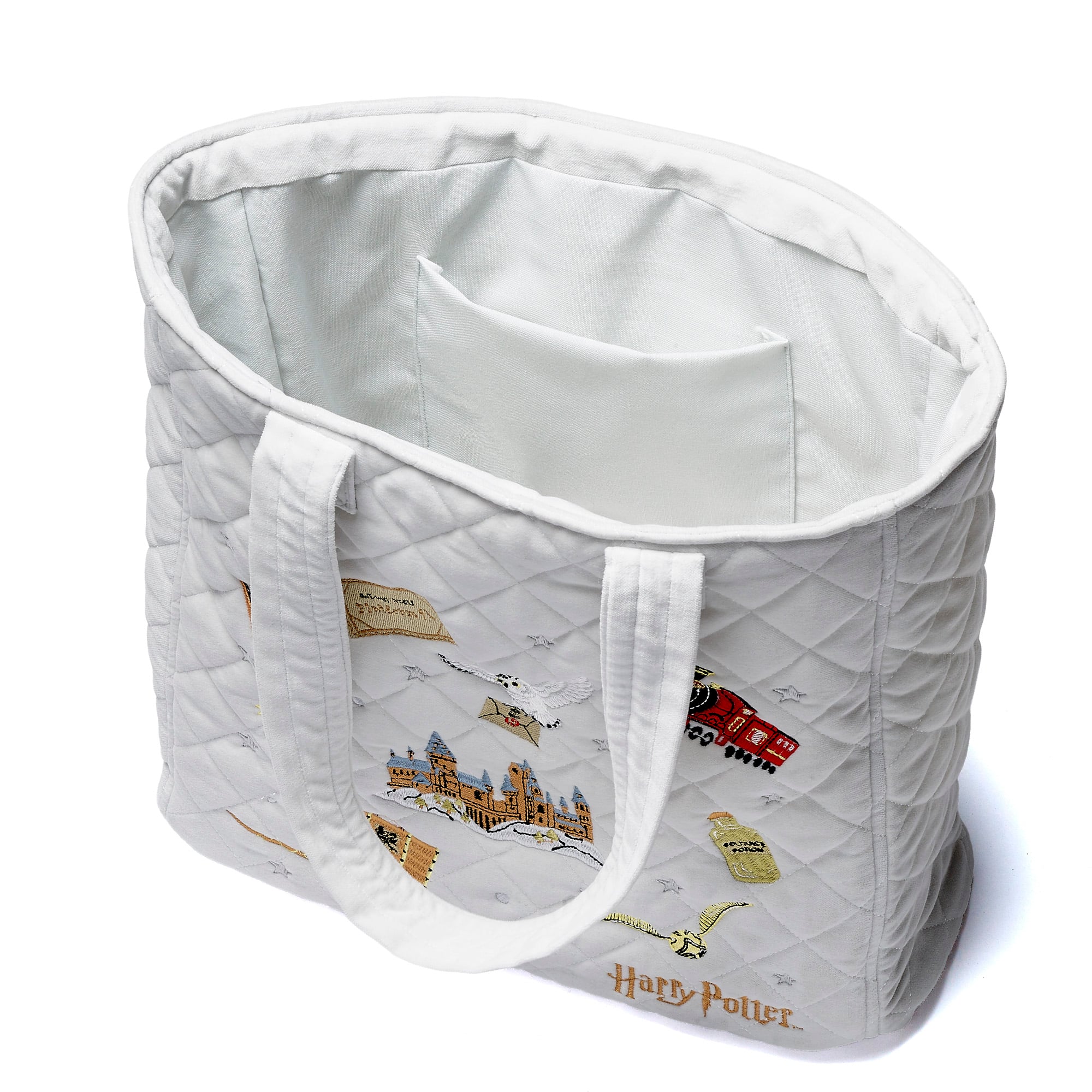 HARRY POTTER - icons - Premium Embroidered Velvet Tote Bag