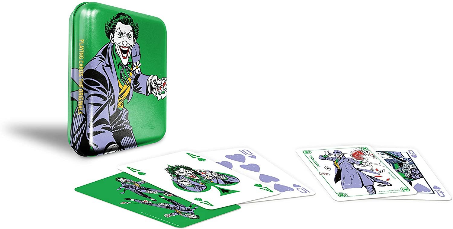 DC COMICS - The Joker - Jeu de Carte Boite Métallique