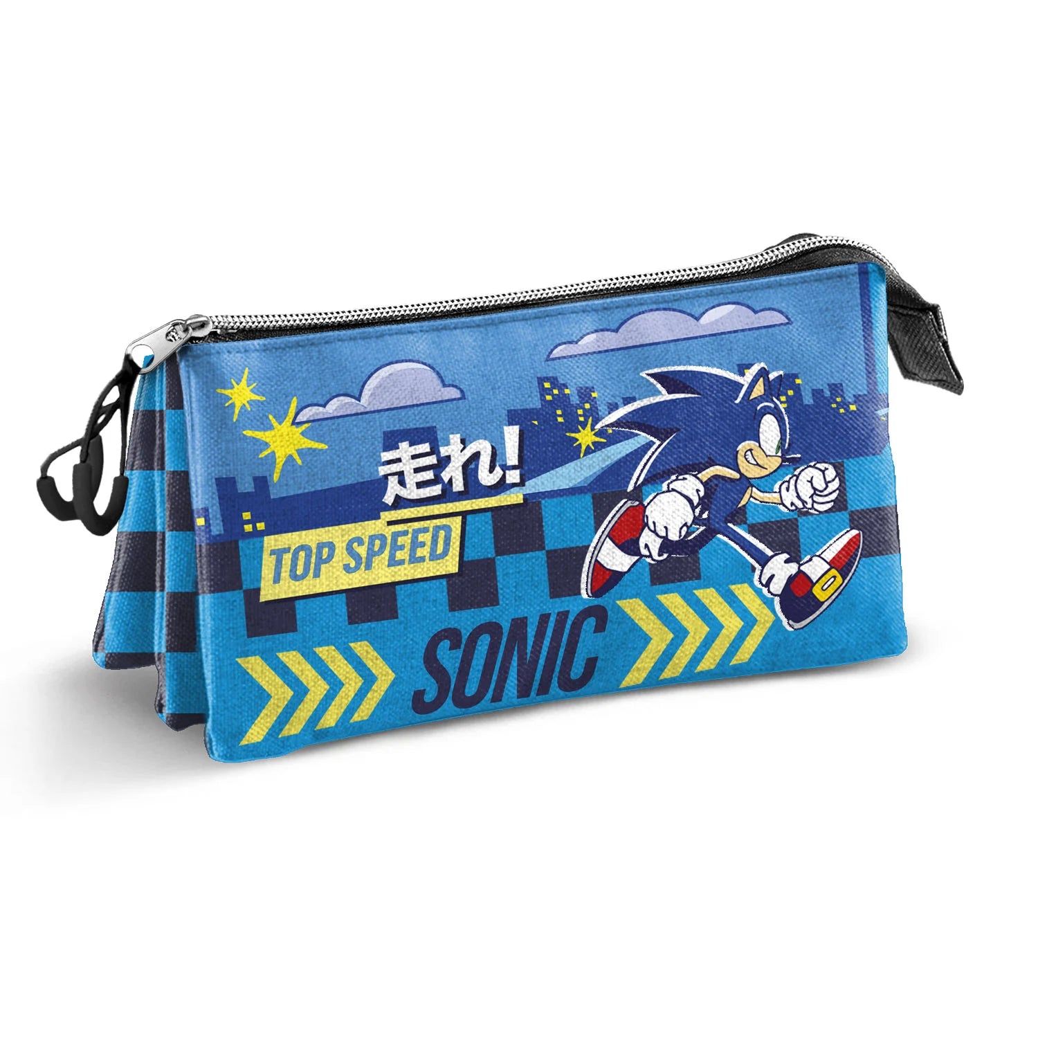 SONIC - Top Speed - Triple Pencil Case