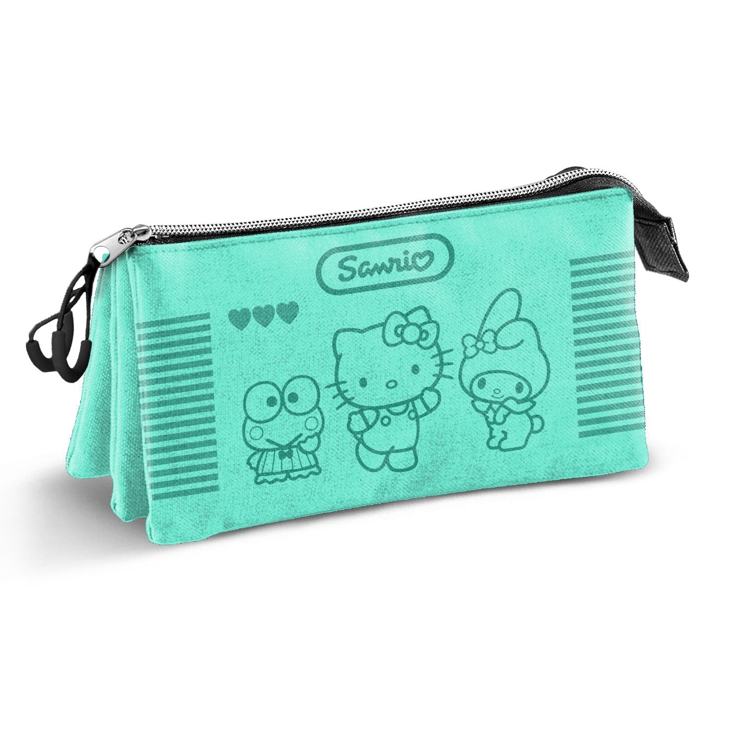 HELLO KITTY - Video Game - Triple Pencil Case