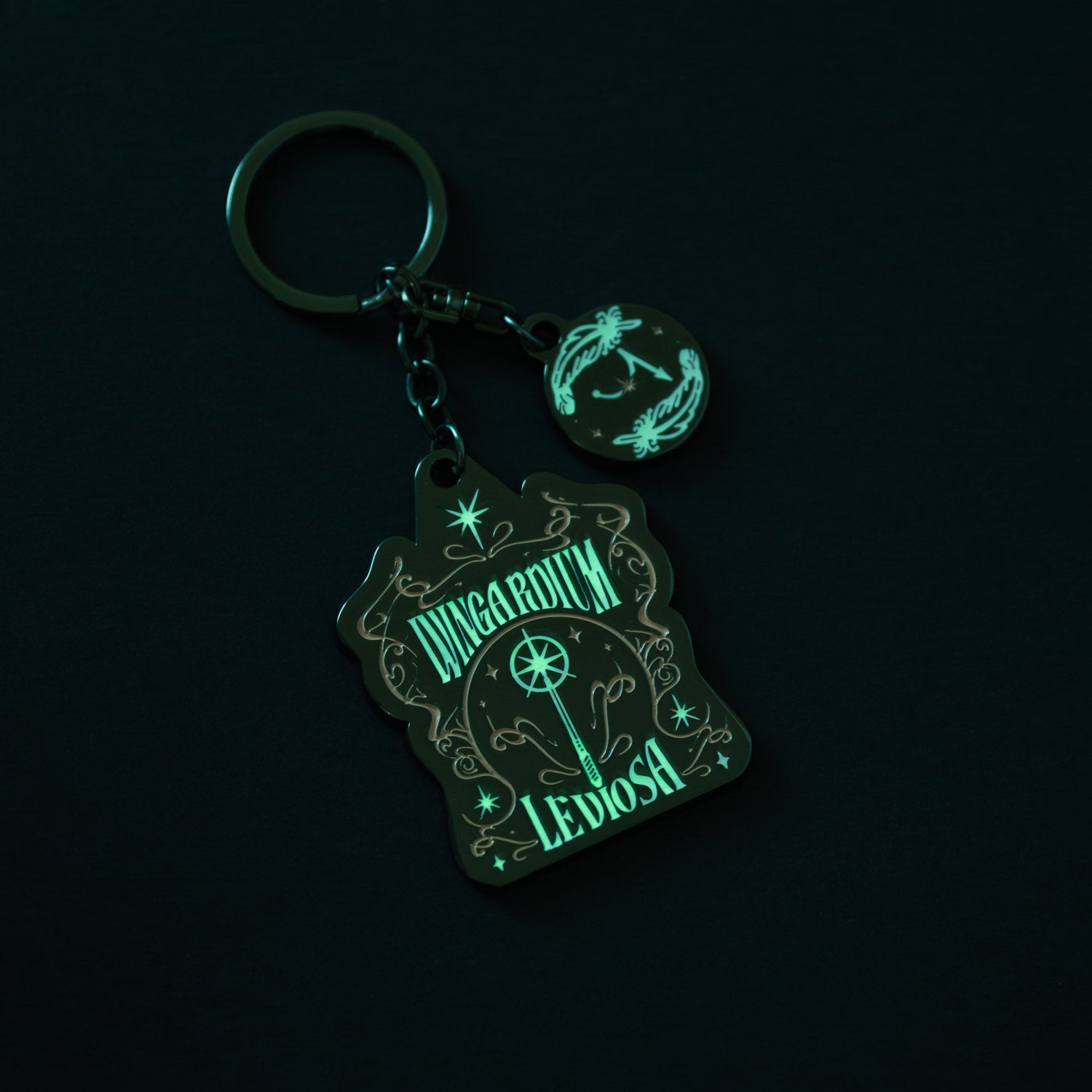 HARRY POTTER - Wingardium Leviosa - 'Glow in the Dark' Keychain