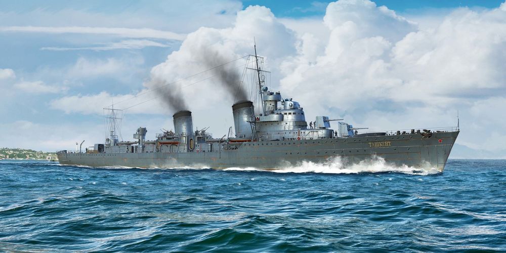 Russian Destroyer Taszkient 1940