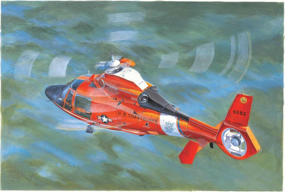 US Coast Guard HH-65C Dolphin Helicopter