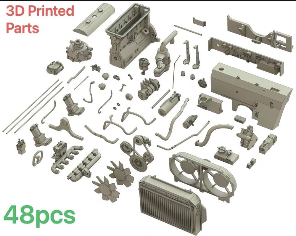 PONTOS Sd. Kfz. 251 Engine Detail Up Set