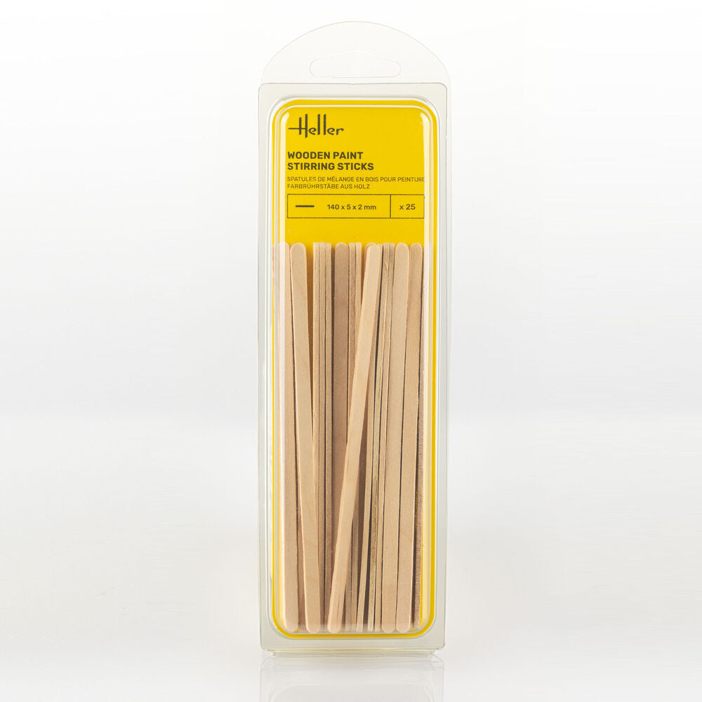 Wooden paint stirring sticks (25 pieces)