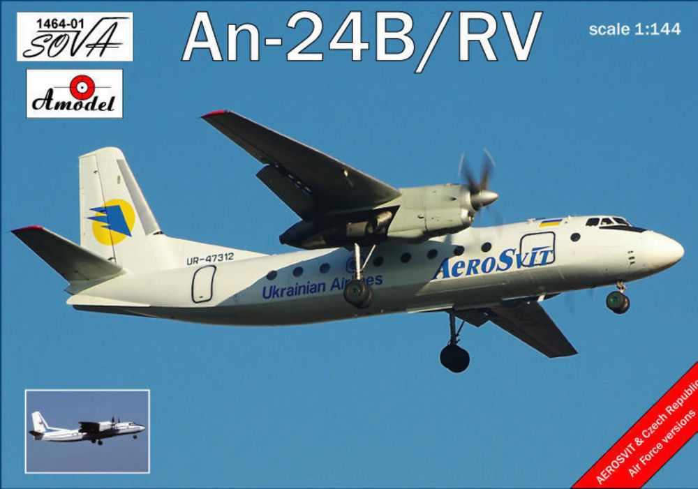 Antonov An-24B/RV Ukrainian airlines