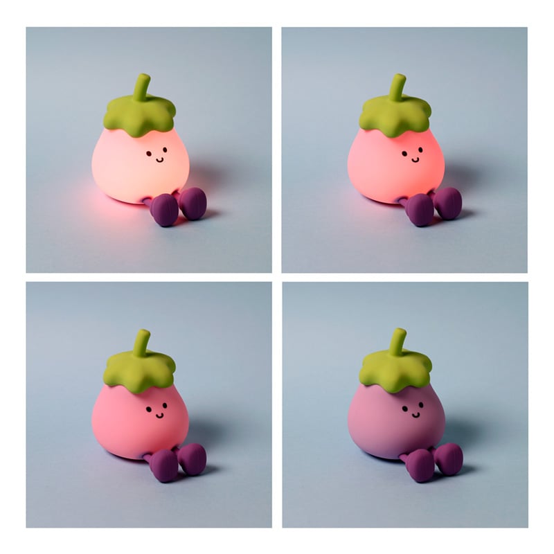 KAWAII - Eggplant - Phone Holder & Rechargeable Lamp 5,1inch