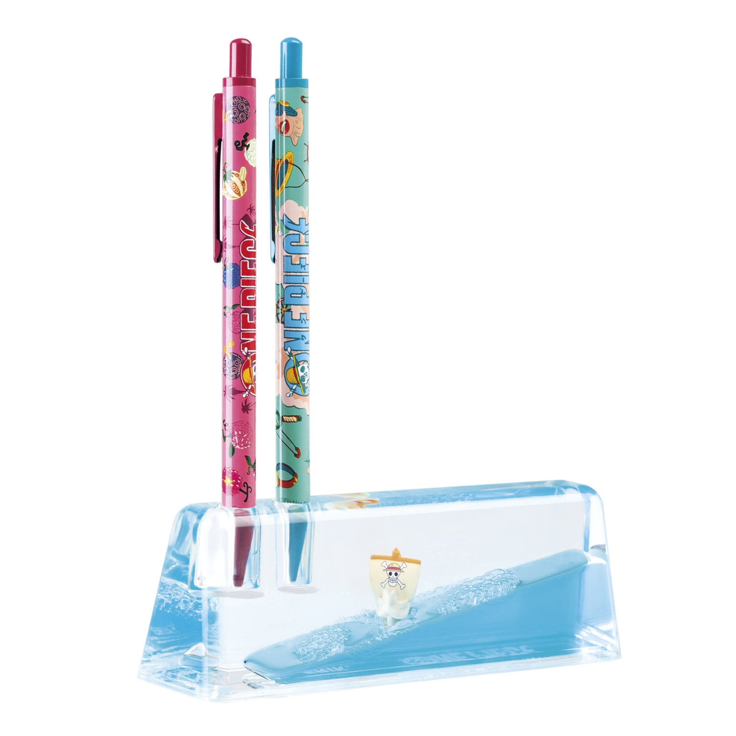 ONE PIECE NEXTFLIX - Merry - 2 Pens with 3D Acrylic Stand