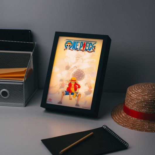 ONE PIECE - Luffy - Framed LED Print 28x20x5cm
