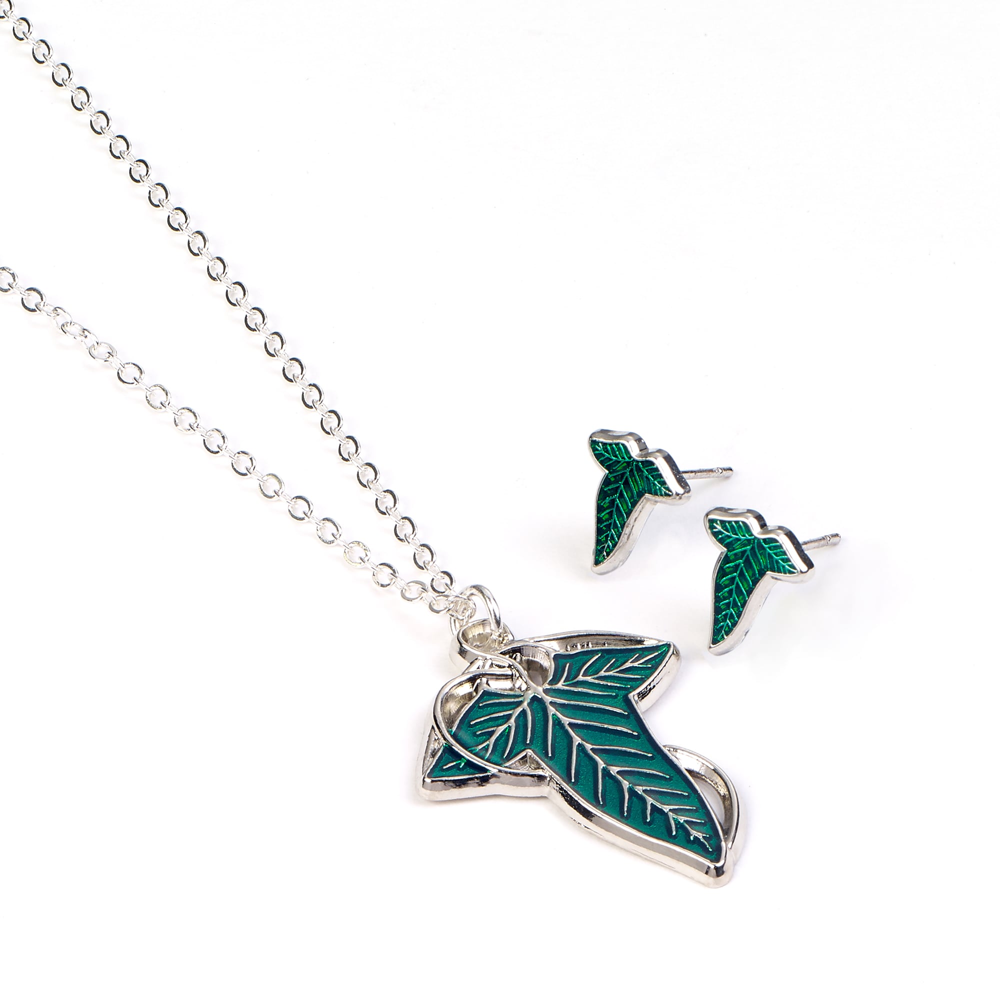 LORD OF THE RINGS - Leaf Of Lorien Gift Set - Necklace & Earrings