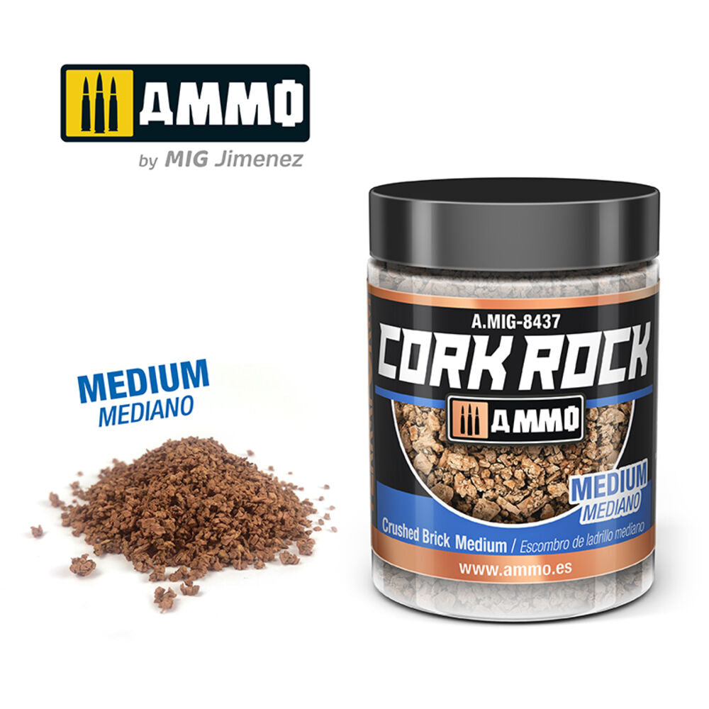 CREATE CORK Crushed Brick Medium (Jar 100mL)