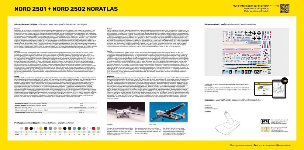 STARTER KIT Twin Set Nord 2501 + Nord 2502 Noratlas