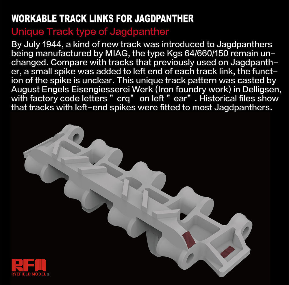 Workable Track Links for Jagdpanther