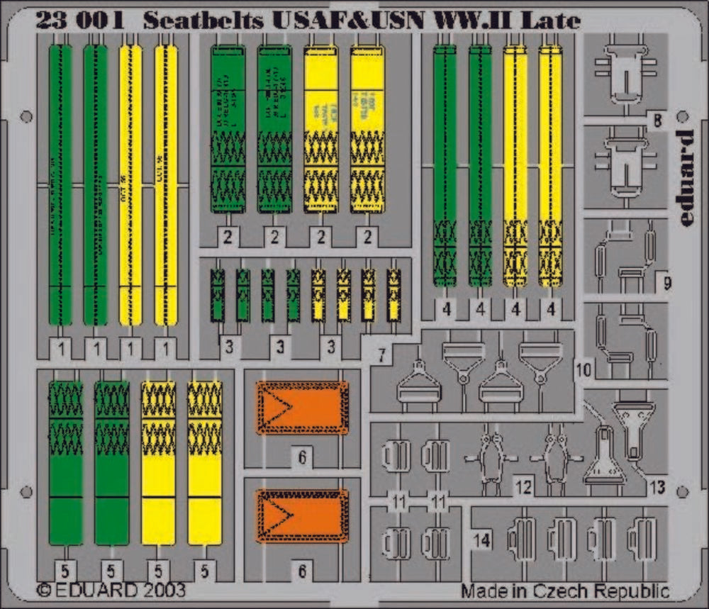 Seatbelts USAF & USN WW II