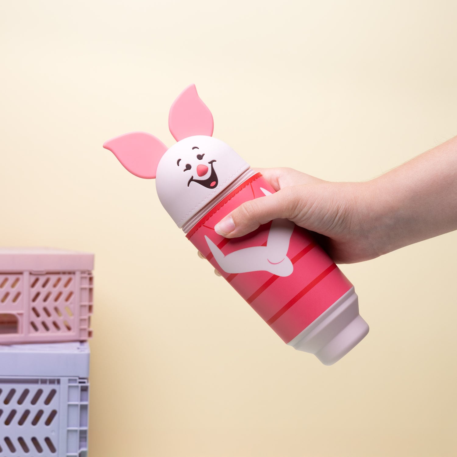 WINNIE THE POOH - Piglet - Heady - 3D Silicon Pencil Case