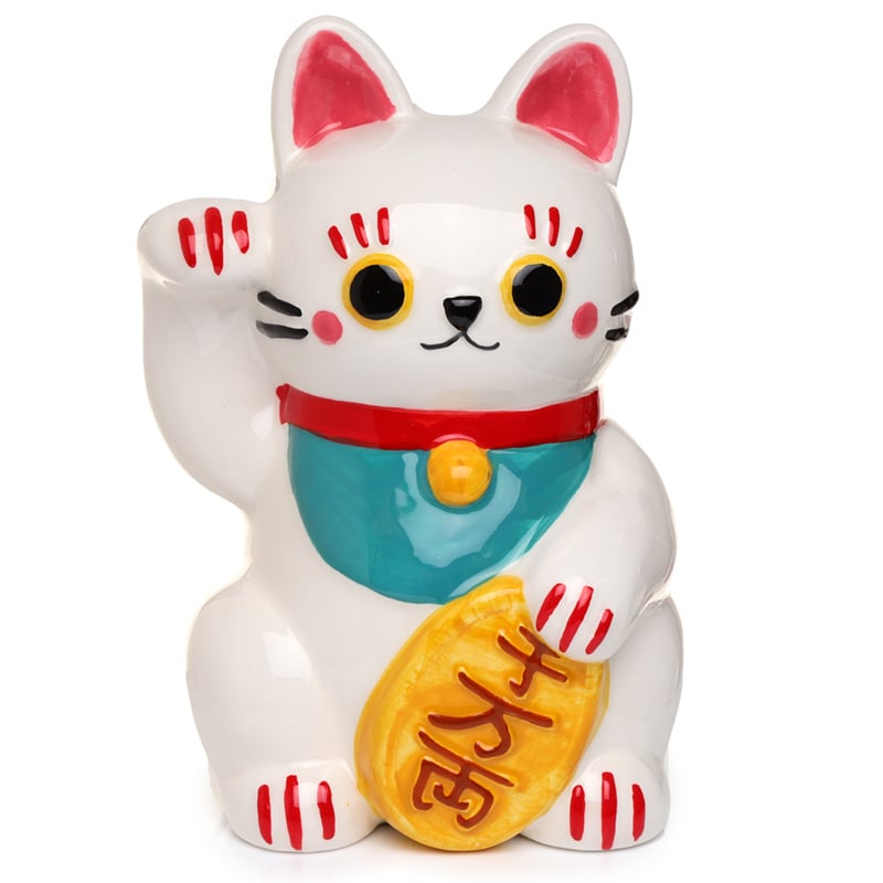 MANEKI-NEKO - White - Money Bank 6inch