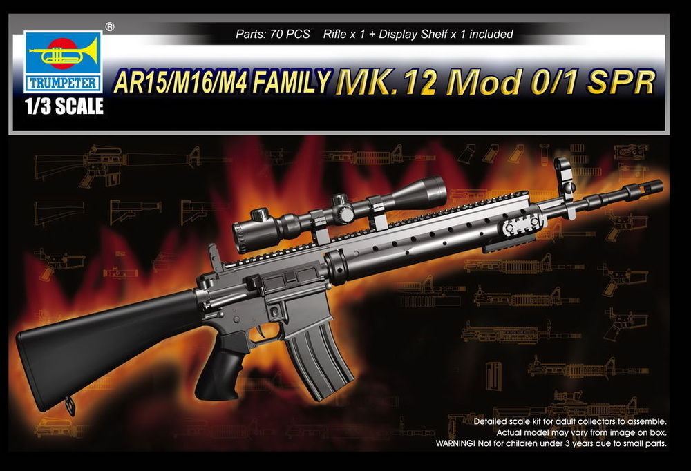 AR15/M16/M4 FAMILY-MK.12 Mod o/1 SPR