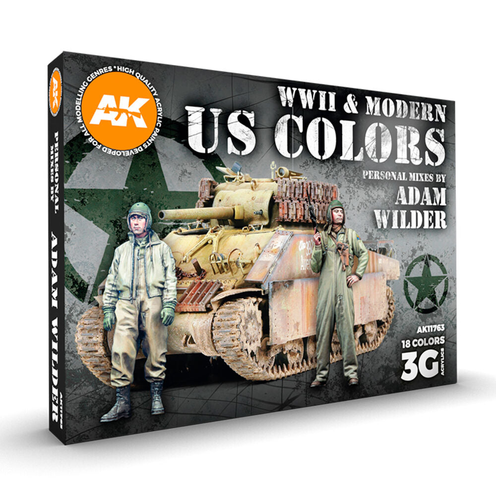 WWII & MODERN US COLORS - SIGNATURE SET BY ADAM WILDER