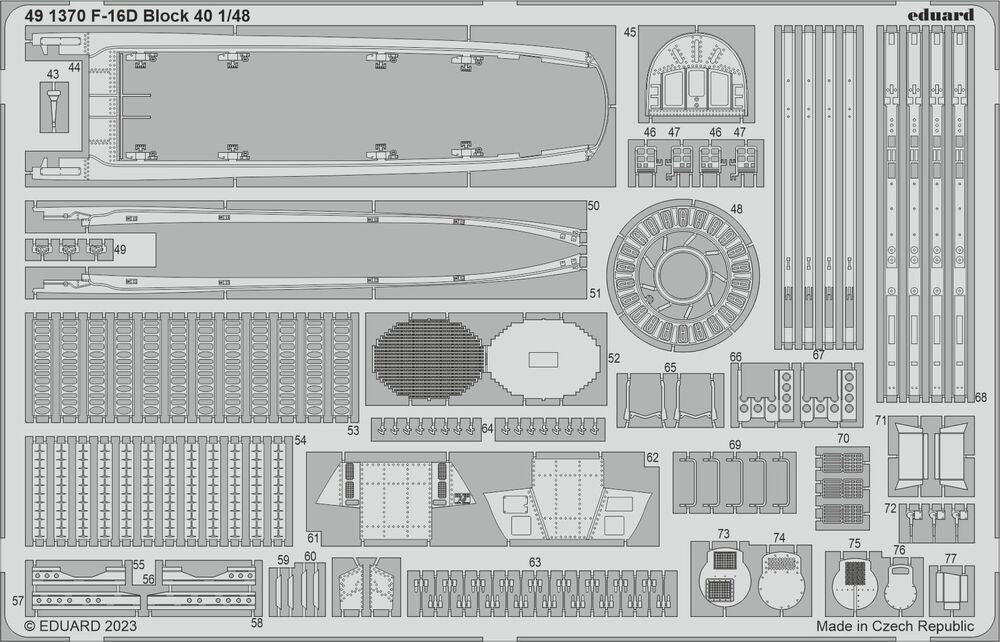 F-16D Block 40 1/48 KINETIC