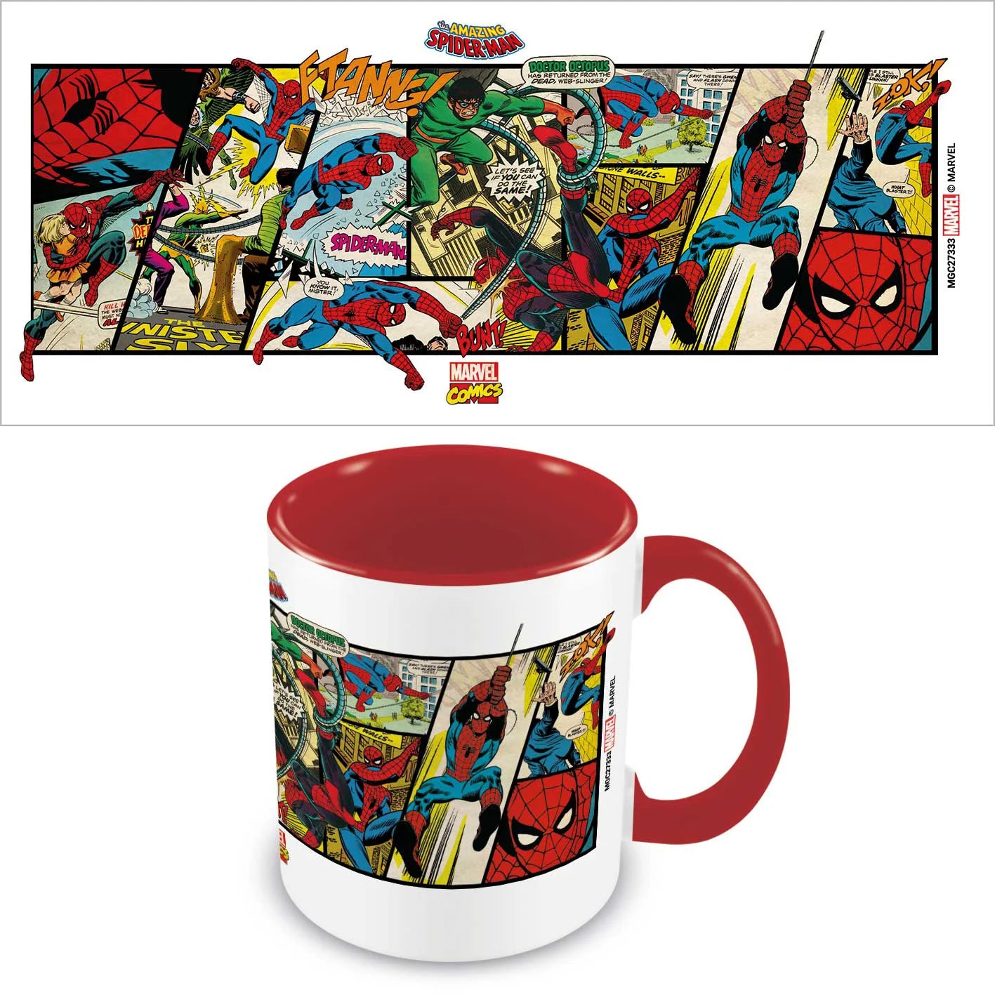 SPIDERMAN - Comics - Colored Inner Mug 11oz