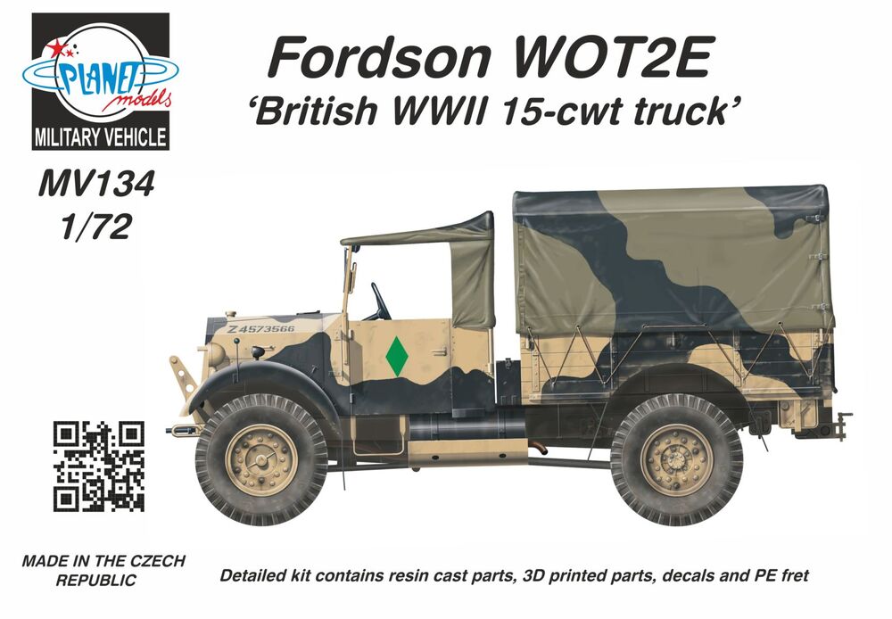 Fordson WOT2 E (15CWT) ���Wooden Cargo Bed��� 1/72