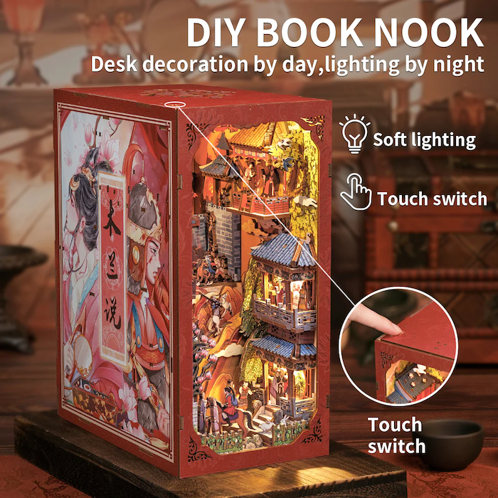 BOOK NOOK KIT - DIY - The Legend of Mulan - 298pc + LED Light