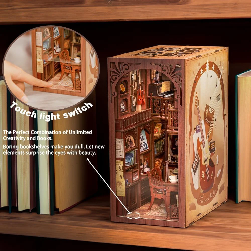 BOOK NOOK KIT - DIY - The Secret Rhythm - 355pc + LED Light