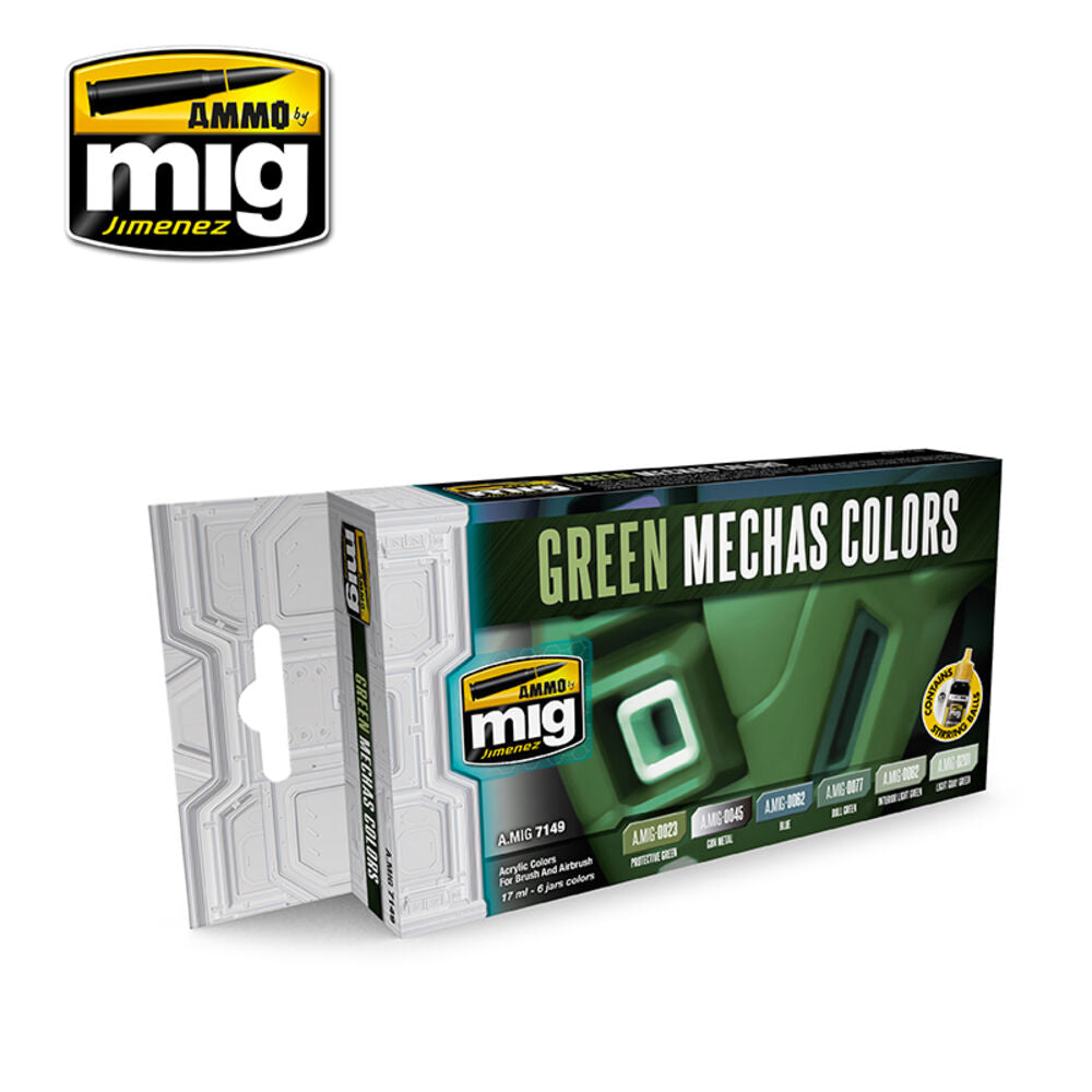 Green Mechas Colors