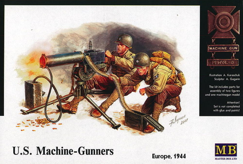 U.S. Machine-Gunners Europe 1944