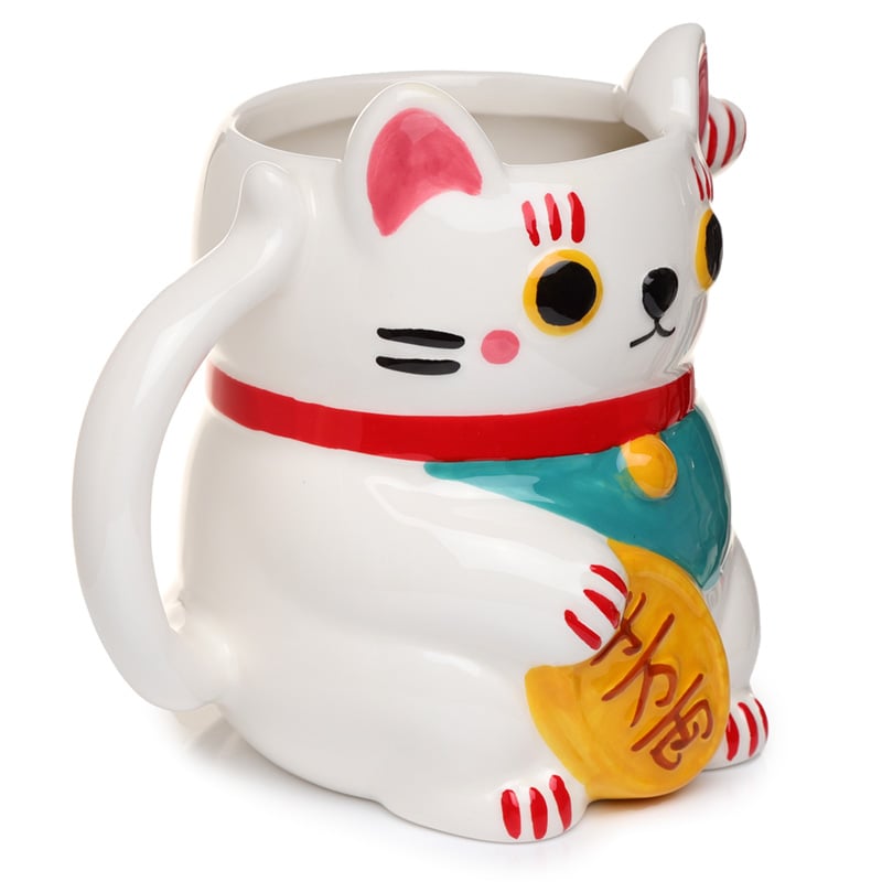 MANEKI-NEKO - White - 3D Mug 15oz