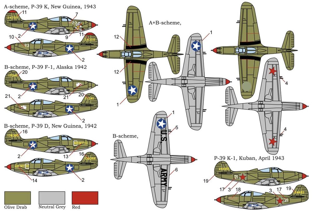 P-39 D-F-K Airacobra