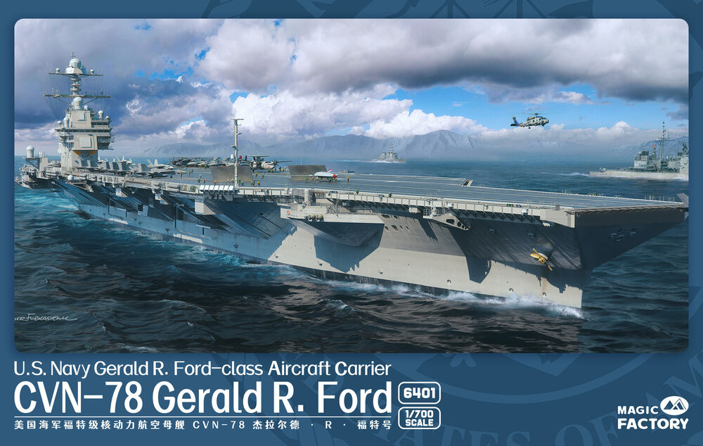 U.S. Navy  Gerald R. Ford-class aircraft carrier- USS Gerald R. Ford CVN-78