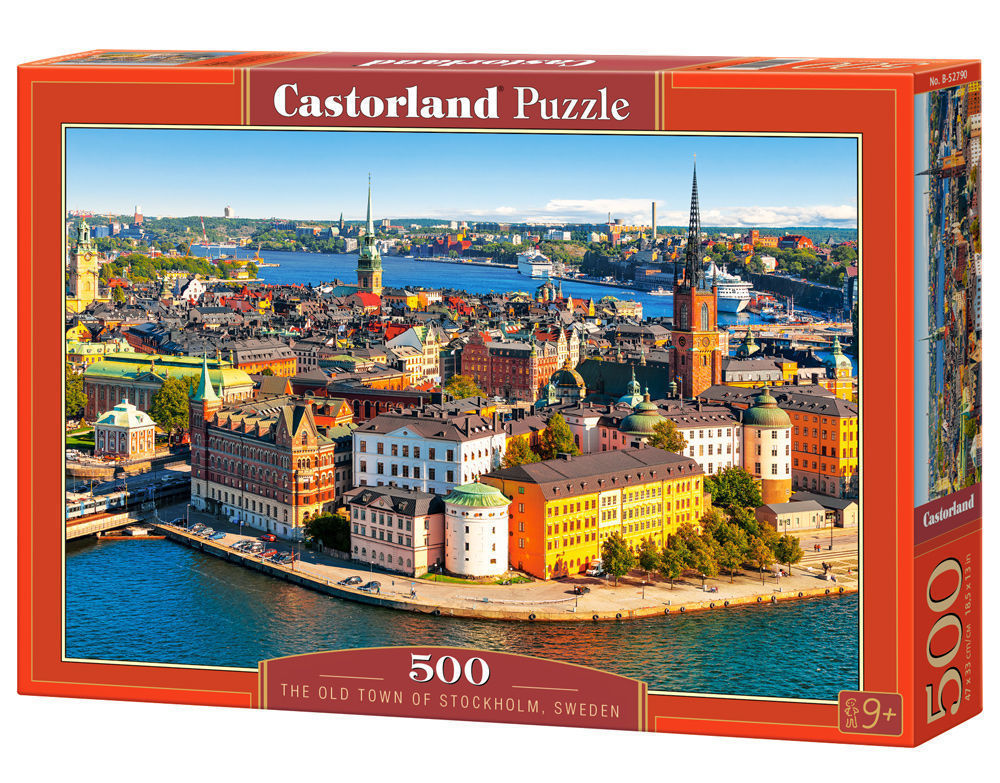 The Old Town of Stockholm,Sweden, Puzzle 500 Teile