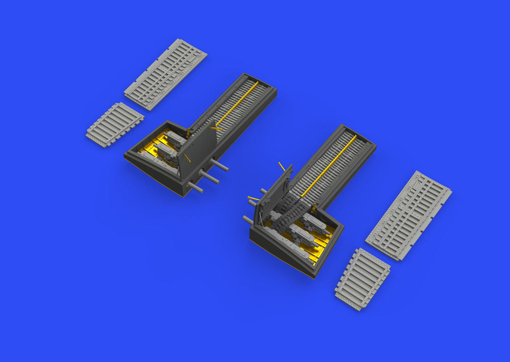 P-51D gun bays for Eduard