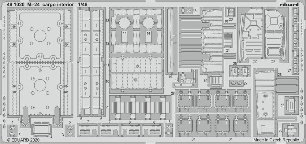 Mi-24 cargo interior for Zvezda