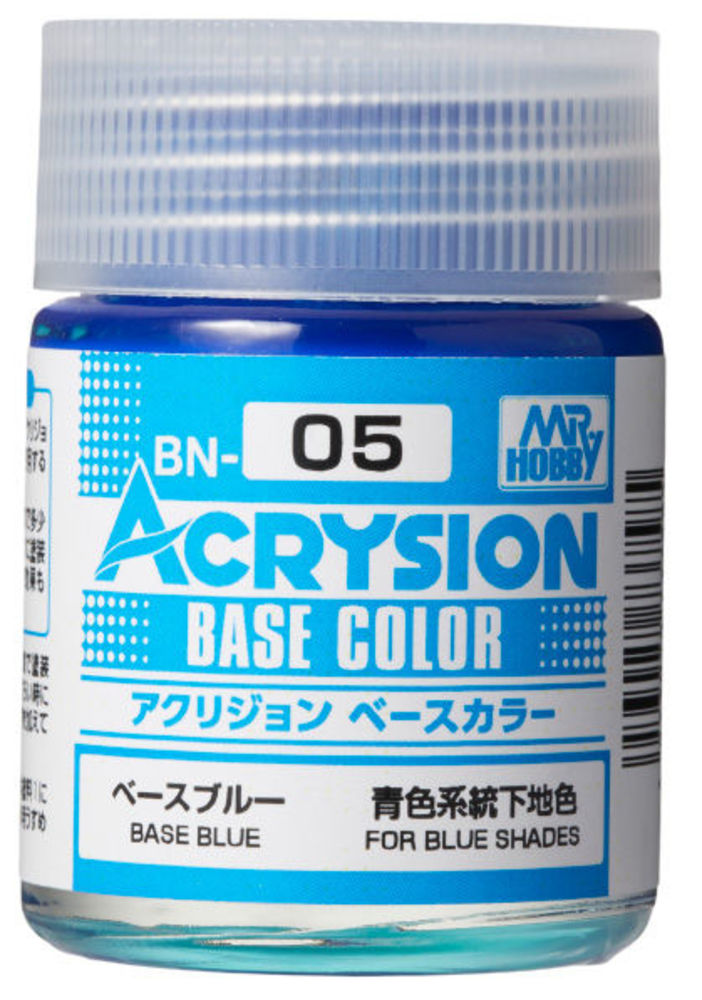 Mr Hobby -Gunze Acrysion Base Color (18 ml) Base Blue