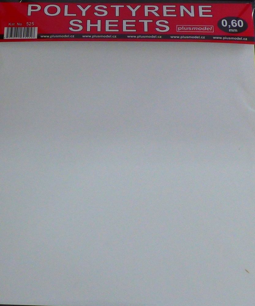 Polystyrene sheets 0,60mm